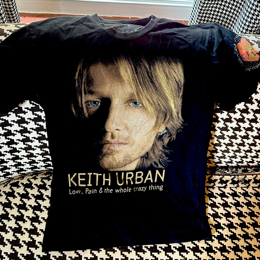 Keith Urban vintage 2007 tour tee shirt size S